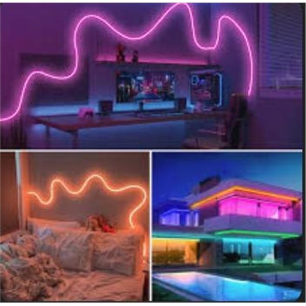 Keepsmile 32.8 Ft LED Neon Rope Lights with APP and Remote Control