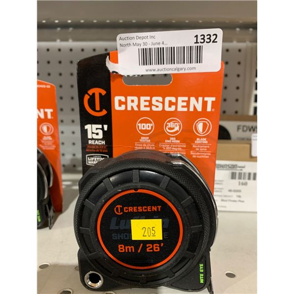 Crescent Lufkin Shockforce Tape Measure, 8m/26ft