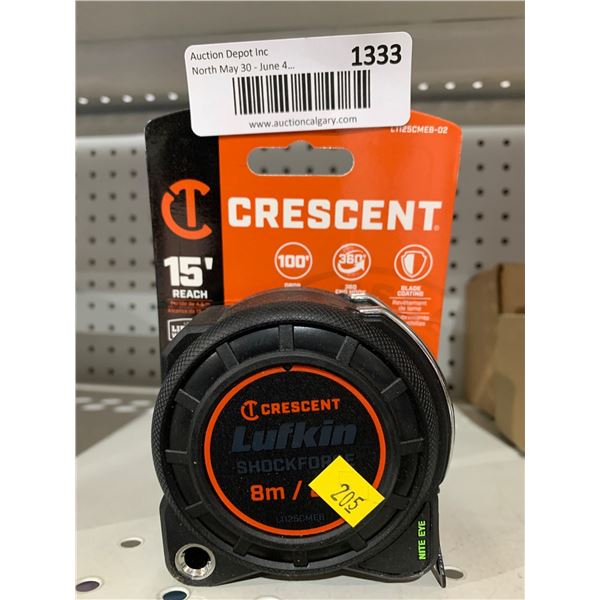 Crescent Lufkin Shockforce Tape Measure, 8m/26ft