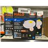 Image 2 : Halo 4-Inch 5-Color and Lumen Selectable Slim Canless LED Downlight Lot of 3