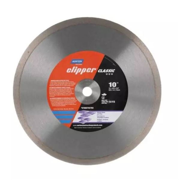 Norton Clipper Classic Diamond Blade 10 in x 0.070 in x 5/8 in