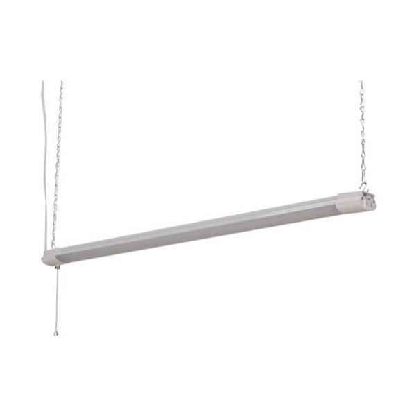 Utilitech 3-ft Linkable Plug-in LED Shop Light with Pull Chain 3,000-lm 35 W – Cool White