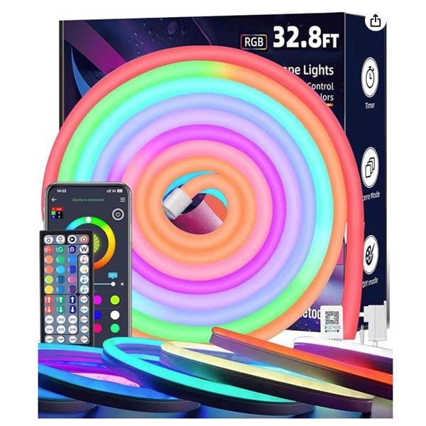 Keepsmile LED Neon Silicone Light Bar with 16 Million Colors