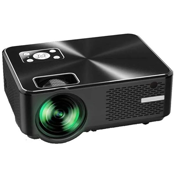 NQYZZFD Portable Projector with 5500 Lux Upgrade Full HD 1080P 200″ Display Supported, LCD 