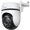 Image 1 : TP-Link Tapo 2K QHD Pan/Tilt Outdoor Wired Security Wi-Fi Camera, 360° Visual Coverage, Starlight Fu