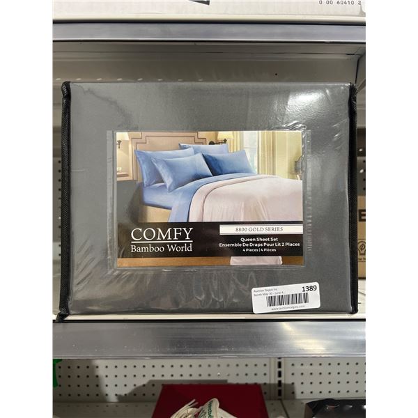 Comfy Bamboo World 8800 Gold Series Queen Sheet Set