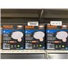Image 2 : Halo 4-Inch 5-Color and Lumen Selectable Slim Canless LED Downlight Lot of 3