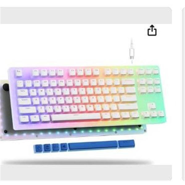 Womier K87 Pro TKL Mechanical Keyboard with Pudding Keycaps