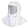 Image 1 : 3M S-433L-5 Hood Facemask With Integrated Head Suspension, Medium/Large, Lot of 5