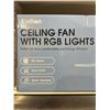 Image 3 : Kviflon Model 8226 Ceiling Fan With RGB Lights, 46 Inch Diameter
