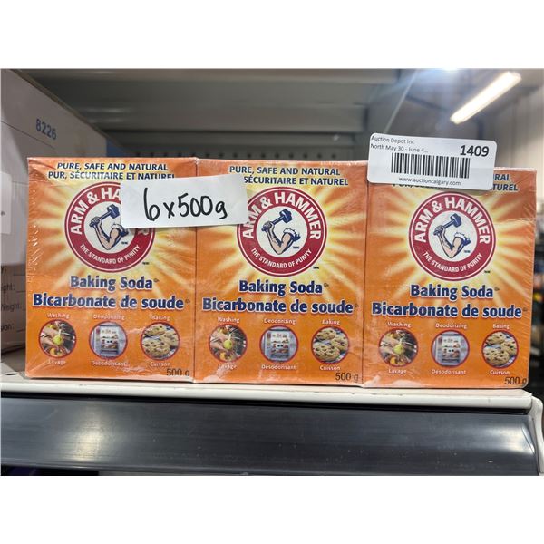 Arm & Hammer Baking Soda 6 x 500g – Multi-Purpose Use