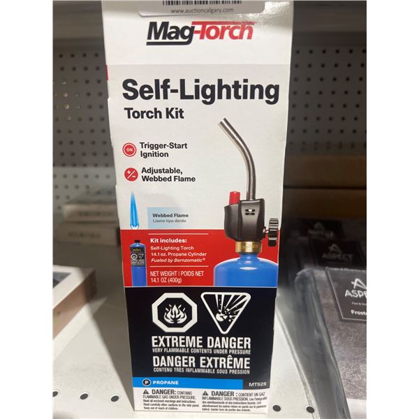 Mag-Torch Self-Lighting MT765 Torch Kit with Adjustable Flame
