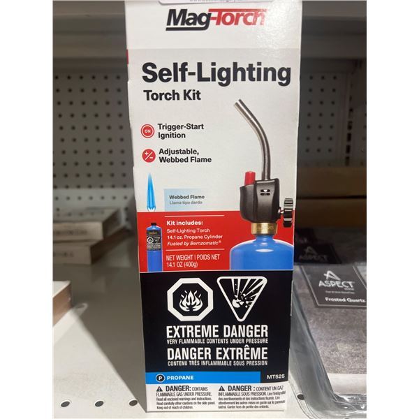 Mag-Torch Self-Lighting MT765 Torch Kit with Adjustable Flame