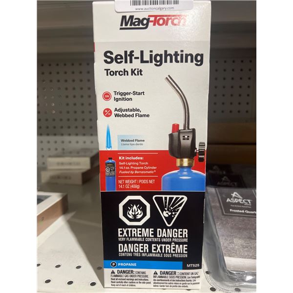 Mag-Torch Self-Lighting MT765 Torch Kit with Adjustable Flame