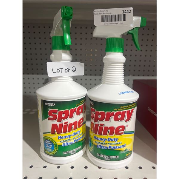Spray Nine Heavy-Duty Cleaner, Lot of 2 – 946 ml Each