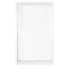 Image 1 : 2-Inch Faux Wood Blind, 18 in W x 60 in L, White