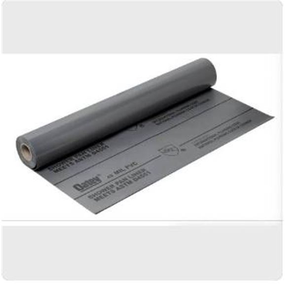 Oatey 41594 40ft x 5ft PVC Shower Pan Liner – Grey
