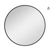 Image 1 : HomCom 36-Inch Diameter Round Wall Mirror