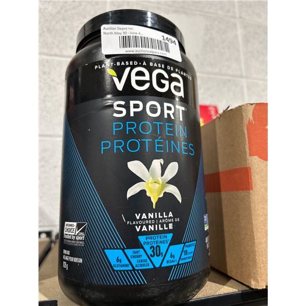 Vega Sport Protein Vanilla – 828g (1.82lb)