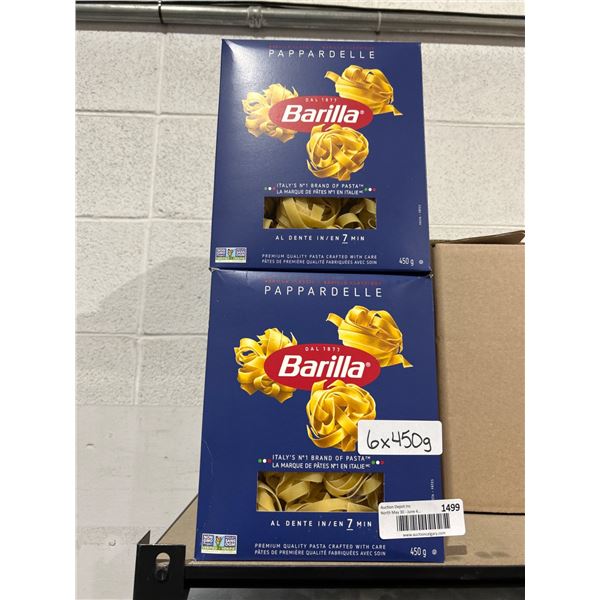 Barilla Pappardelle Pasta 6 x 450g (2700g Total)