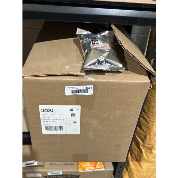 Circle K Dark Roast Blend Coffee 20 lb (128 x 2.5 oz)