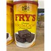 Image 2 : Fry’s Premium Cocoa Cacao 454g Cans Lot of 6
