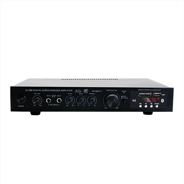 Home Theater Audio Receiver Sound System with 5.1 AV-368A-1 Model