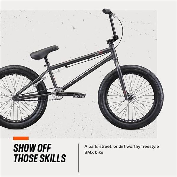 20-inch Mongoose Legion L20 BMX Bike, Black