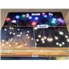 Image 2 : Solar Powered Firefly Lights Multi-Color LED Set Lot of 2 Boxes