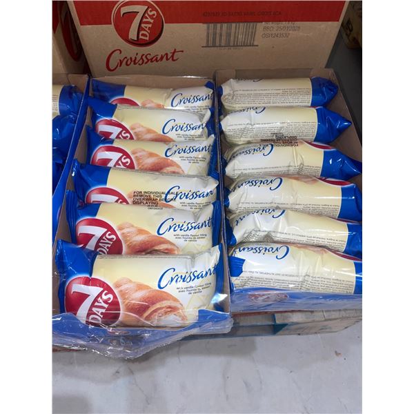 7 Days Croissant, 4 Displays with 6 Pieces per 75g Each