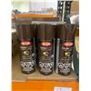 Image 1 : Krylon ColorMaxx Spray Paint and Primer Gloss Leather Brown 6-Pack