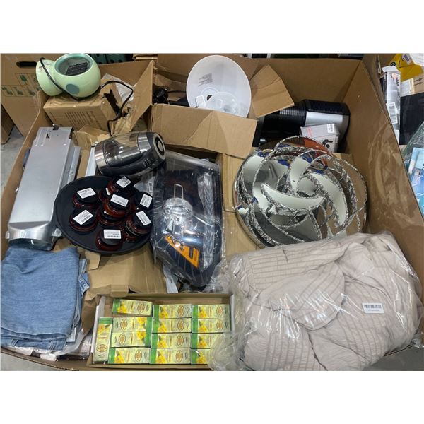 Pallet of Household Items and Miscellaneous Electronics