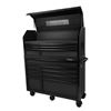 Image 1 : Husky 52-Inch 15-Drawer Tool Chest and Cabinet in Textured Black (includes 2 boxes)