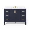 Image 1 : 48in Vanity, Ellia Collection, Navy Finish, Model 1001725541