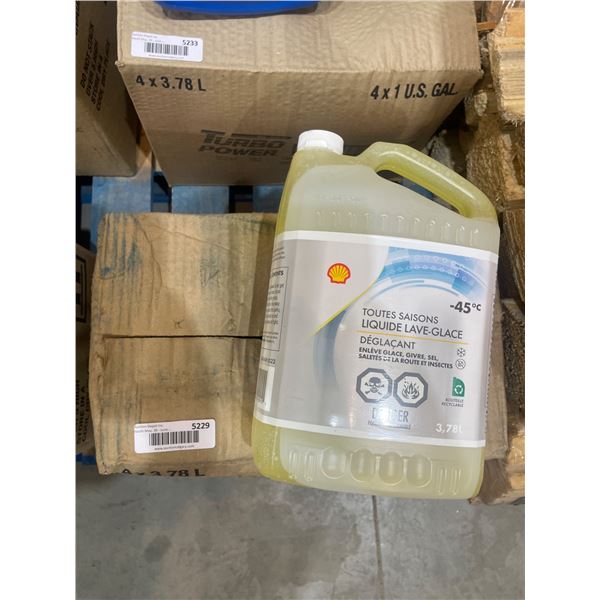 Shell All-Season Windshield Washer Fluid -45C 3.78L (Case of 4)
