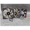 Image 1 : 3 Cooling Fans: 2 Corsair 12V DC ~0.30A & 1 S-Flex SFF21F 12V 0.15A Fan
