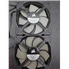Image 2 : 3 Cooling Fans: 2 Corsair 12V DC ~0.30A & 1 S-Flex SFF21F 12V 0.15A Fan