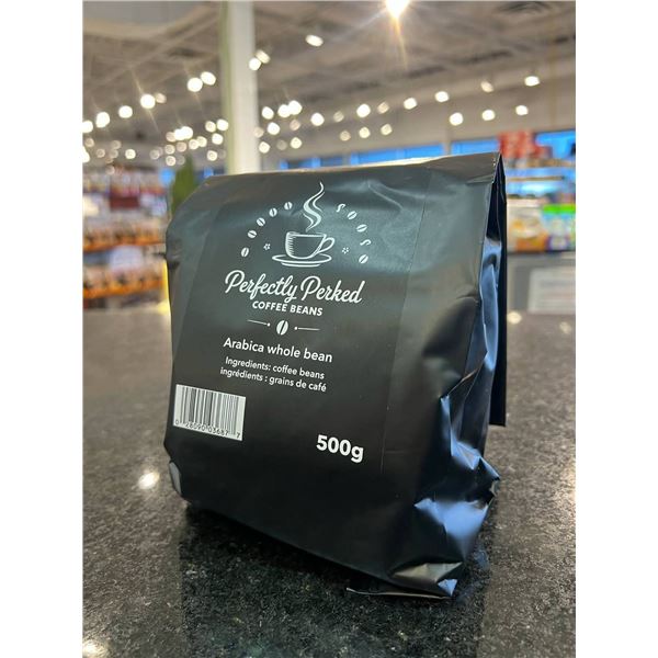 Perfectly Perked Arabica Whole Bean Coffee 500g