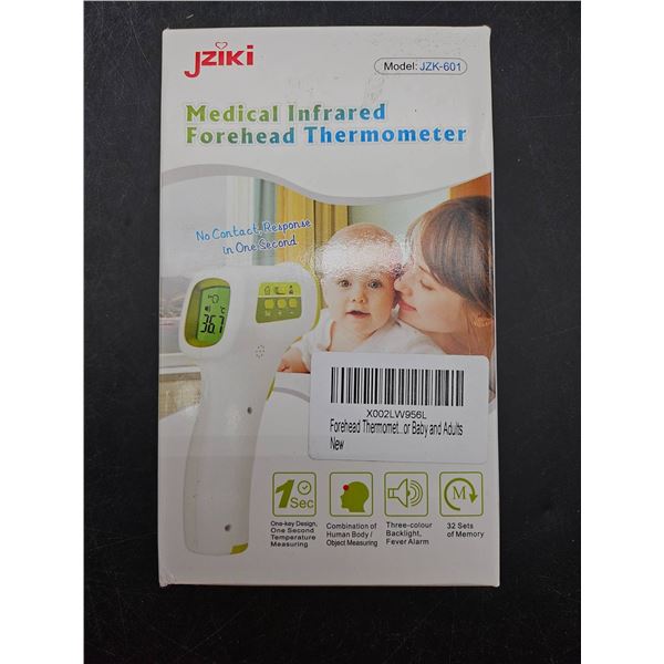 Jziki JZK-601 Medical Infrared Forehead Thermometer