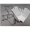 Image 1 : Gray Electric Heated Gloves with USB Connection