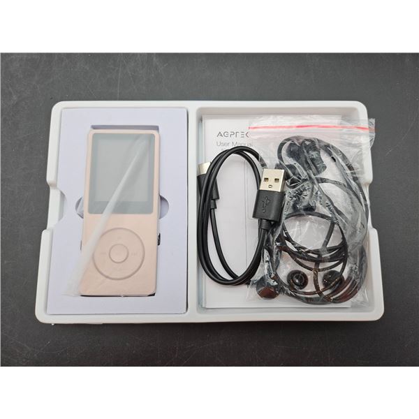 AGPTEK MP3 Player Model A02 with Cables and Earphones