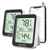 Image 1 : Govee Hygrometer Thermometer 2 Pack, Indoor Bluetooth Humidity Meter with APP Alerts, Room Thermomet