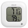 Image 1 : BALDR Square Thermometer and Hygrometer with Temperature Humidity Display Temperature Sensor (White)
