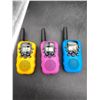 Image 1 : Set of Three SamJUN Walkie-Talkies with Colorful Casings