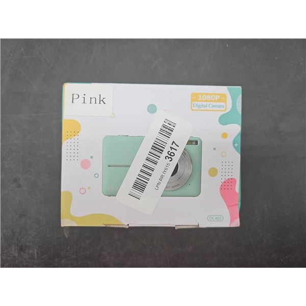 Pink Digital Camera, HD 1080P Model X0045D2H0F