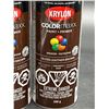 Image 2 : Krylon ColorMaxx Paint and Primer Gloss Leather Brown 340g (Set of 3)