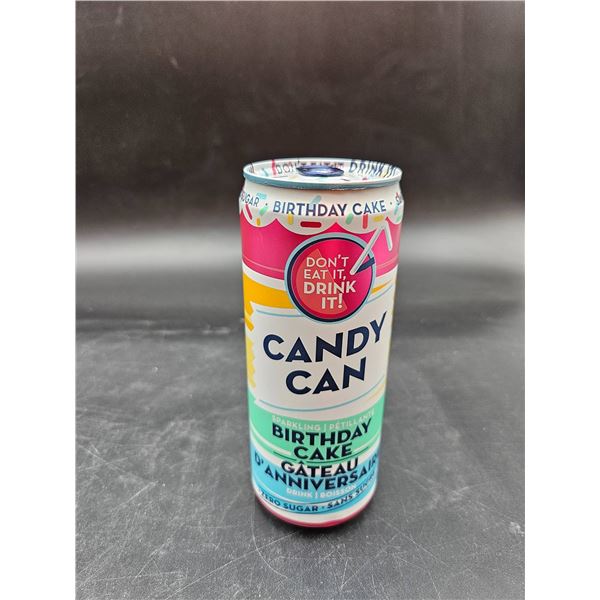 Candy Can Birthday Cake Flavor Cans, Case of 12, 330 mL Each