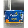 Image 2 : Rubicon Exotic Sparkling Mango Beverage, 12 Cans, 330 ml Each