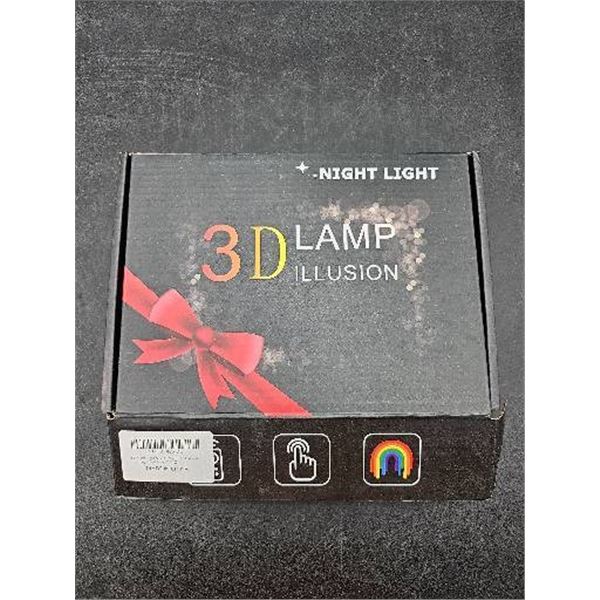 3D Night Light Illusion Lamp Featuring Kakashi from Naruto