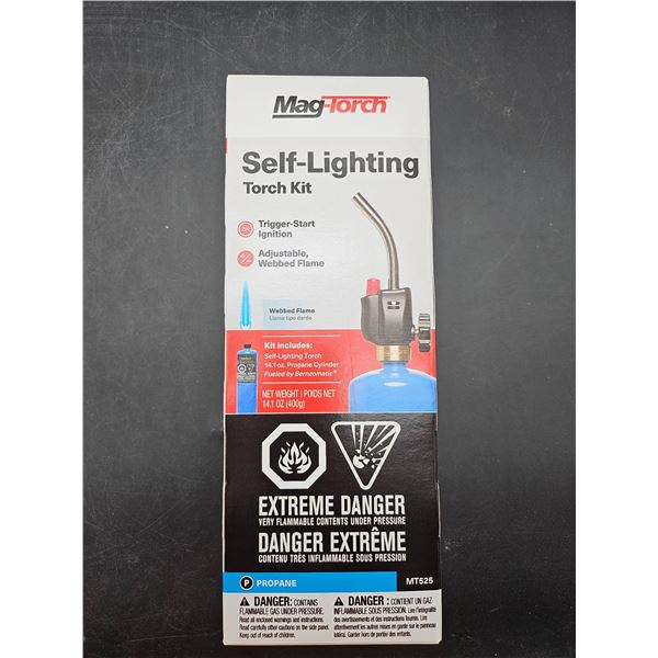 MagTorch Self-Lighting Torch Kit with Adjustable Flame